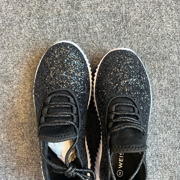 COPY - NWT in bag black glitter sparkle pop Balera Weissman Hip Hop Sneakers sh… - Picture 8 of 9
